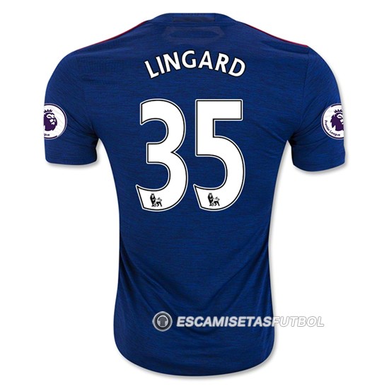 Camiseta Jugador del Manchester United Lingard 2ª Equipacion 201 - Haga un click en la imagen para cerrar